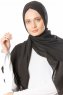 Milana Svart Chiffon Hijab Sjal Sehr-i Sal 400126-3