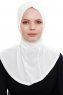 Narin - Creme Praktisch One Piece Crepe Hijab