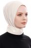 Narin - Licht Beige Praktisch One Piece Crepe Hijab