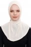 Narin - Licht Beige Praktisch One Piece Crepe Hijab