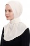 Narin - Licht Beige Praktisch One Piece Crepe Hijab
