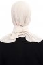 Narin - Licht Beige Praktisch One Piece Crepe Hijab