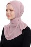 Narin - Donker Roze Praktisch One Piece Crepe Hijab