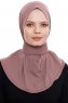 Narin - Rose Pink Praktisch One Piece Crepe Hijab