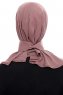 Narin - Rose Pink Praktisch One Piece Crepe Hijab
