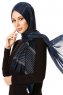 Nihal - Marineblauw Hijab - Özsoy