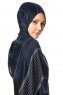 Nihal - Marineblauw Hijab - Özsoy
