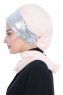 Olga - Beige & Zilver Praktisch Hijab