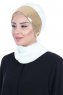 Olga - Creme & Goud Praktisch Hijab