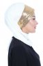 Olga - Creme & Goud Praktisch Hijab