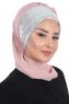 Olga - Oudroze & Zilver Praktisch Hijab