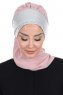 Olga - Oudroze & Zilver Praktisch Hijab