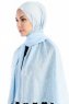 Özlem Ljusblå Hijab Sjal Madame Polo 130004-2