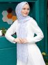Pariza - Grijs Gevormde Hijab
