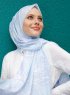 Pariza - Lichtblauw Gevormde Hijab
