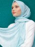 Pariza - Licht Groen Gevormde Hijab