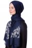 Roshan - Marineblauw Hijab - Özsoy