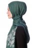 Roshan - Donkergroen Hijab - Özsoy
