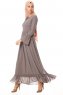 Samiya - Grijs Chiffon Jurk - Burun