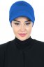 Sandra - Blauw Katoen Turban - Ayse Turban