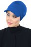Sandra - Blauw Katoen Turban - Ayse Turban