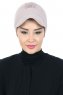 Sandra - Taupe Katoen Turban - Ayse Turban