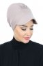Sandra - Taupe Katoen Turban - Ayse Turban