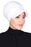 Sandra - Wit Katoen Turban - Ayse Turban