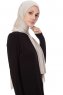 Seda - Licht Taupe Jersey Hijab - Ecardin