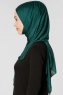 Seda Mörkgrön Jersey Hijab Sjal Ecardin 200221d