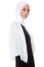 Seda - Wit Jersey Hijab - Ecardin