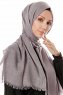 Selma - Donker Grijs Hijab - Gülsoy