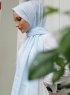 Yumna - Lichtblauw Gevormde Hijab