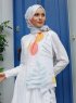Yumna - Wit Gevormde Hijab