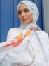 Yumna - Wit Gevormde Hijab