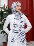 Yumna - Zwart Gevormde Hijab