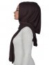 Sofia - Bruin Katoenen Praktisch Hijab