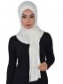 Sofia - Creme Katoenen Praktisch Hijab
