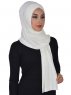 Sofia - Creme Katoenen Praktisch Hijab