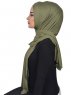 Sofia - Khaki Katoenen Praktisch Hijab