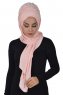 Tamara - Oudroze Katoenen Praktisch Hijab