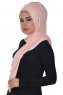 Tamara - Oudroze Katoenen Praktisch Hijab