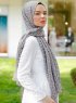 Tharaa - Donker Grijs Gevormde Hijab - Sal Evi
