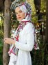 Amapola - Bordeaux Gevormde Hijab - Sal Evi