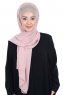 Vera - Taupe & Oudroze Praktisch Chiffon Hijab