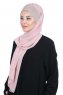 Vera - Taupe & Oudroze Praktisch Chiffon Hijab