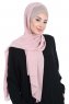 Vera - Taupe & Oudroze Praktisch Chiffon Hijab