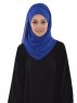 Viola Blå Chiffon Hijab Ayse Turban 325514-1