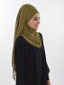 Viola Khaki Chiffon Hijab Ayse Turban 325512c