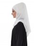 Viola Offwhite Chiffon Hijab Ayse Turban 325524-3